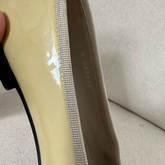 Authentic Chanel Flats black and nude Patent Leather size 36 - Picture 6 of 10